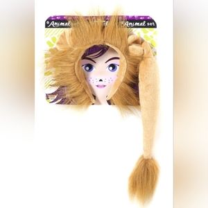 5for$25 Lion costume animal headband tail male female child kid OneSize Fits All